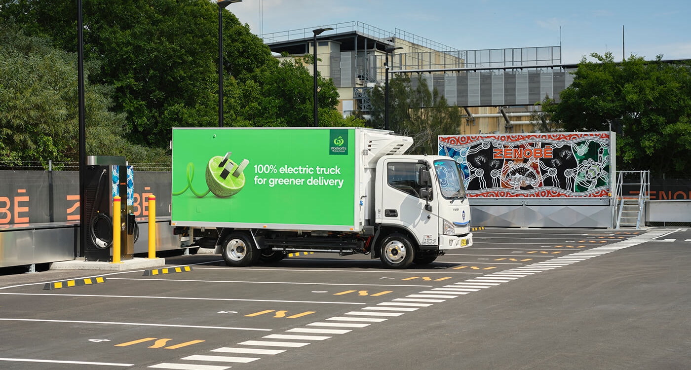 Zenobē and Woolworths launch Australia’s largest electric truck rollout